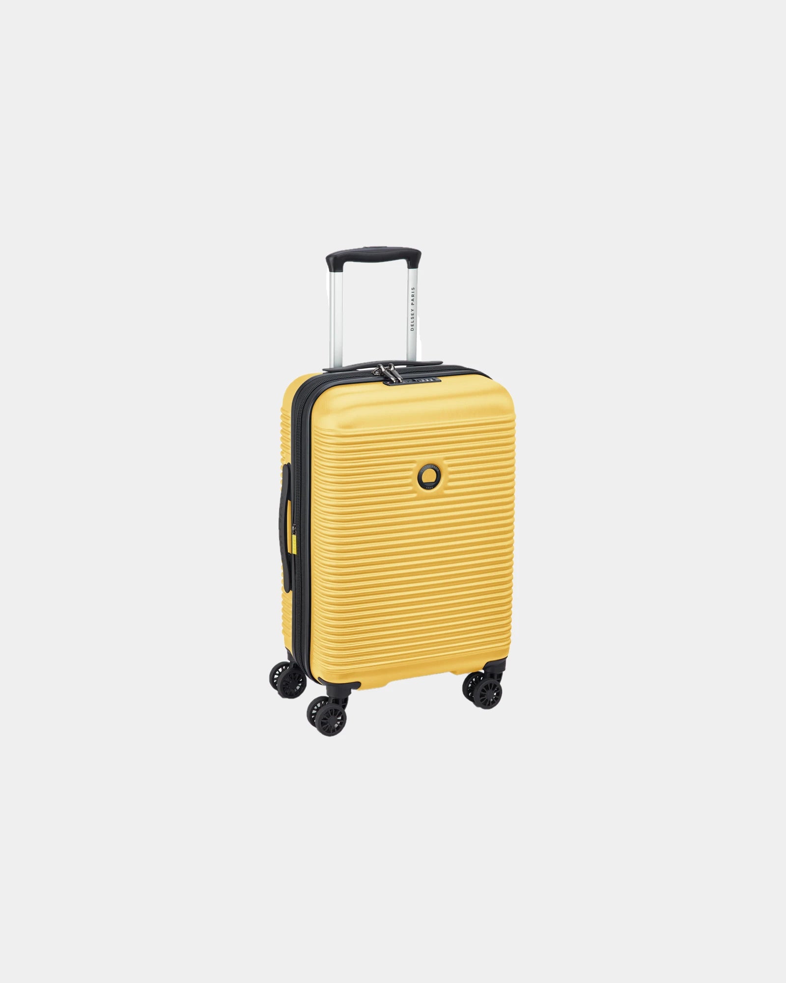 Valise polycarbonate Delsey Freestyle 55 cm à personnaliser - Jaune