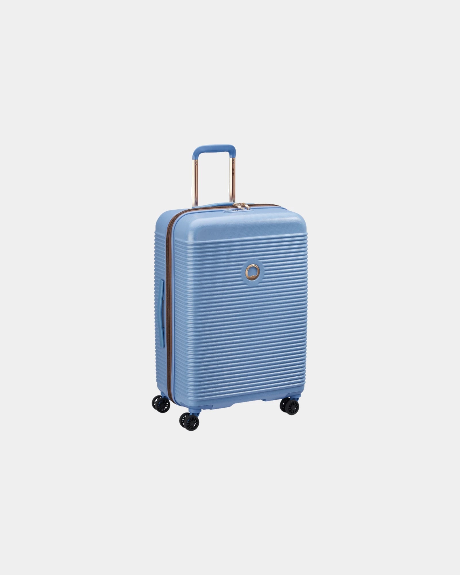 Valise trolley Delsey Freestyle 67 cm à personnaliser - Bleu Ciel