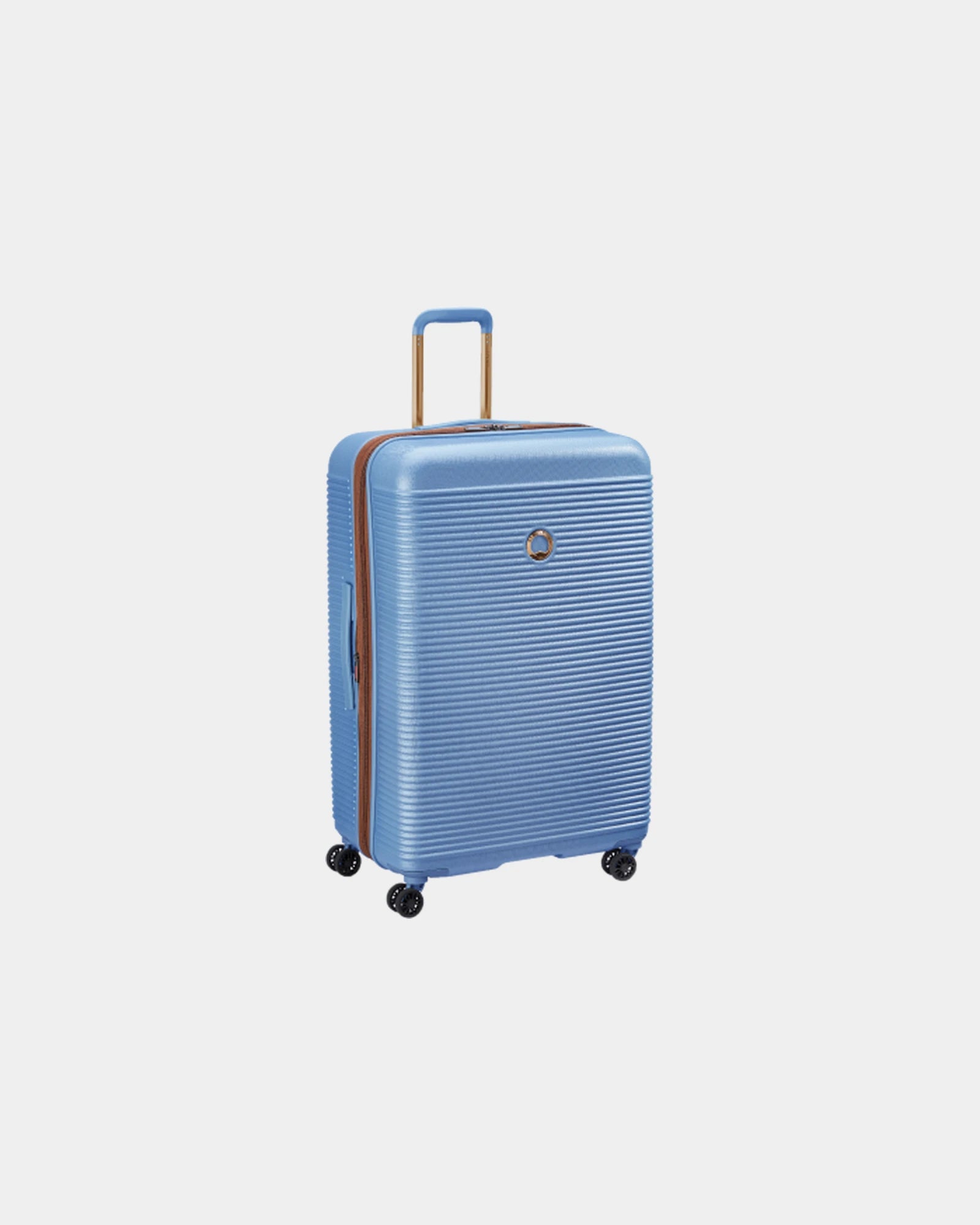 Valise trolley extensible Delsey Freestyle 82 cm à personnaliser - Bleu Ciel
