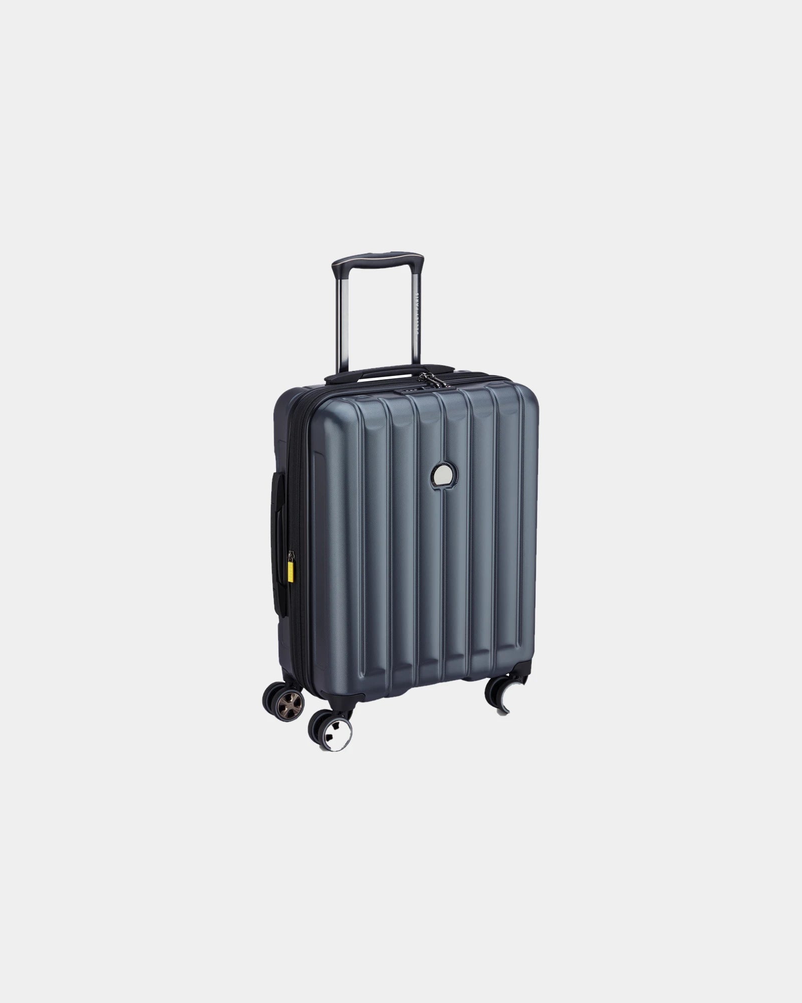 Valise cabine polycarbonate Delsey Longitude 55 cm à personnaliser - Anthracite
