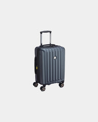 Valise cabine polycarbonate Delsey LONGITUDE 55 cm à personnaliser - Anthracite