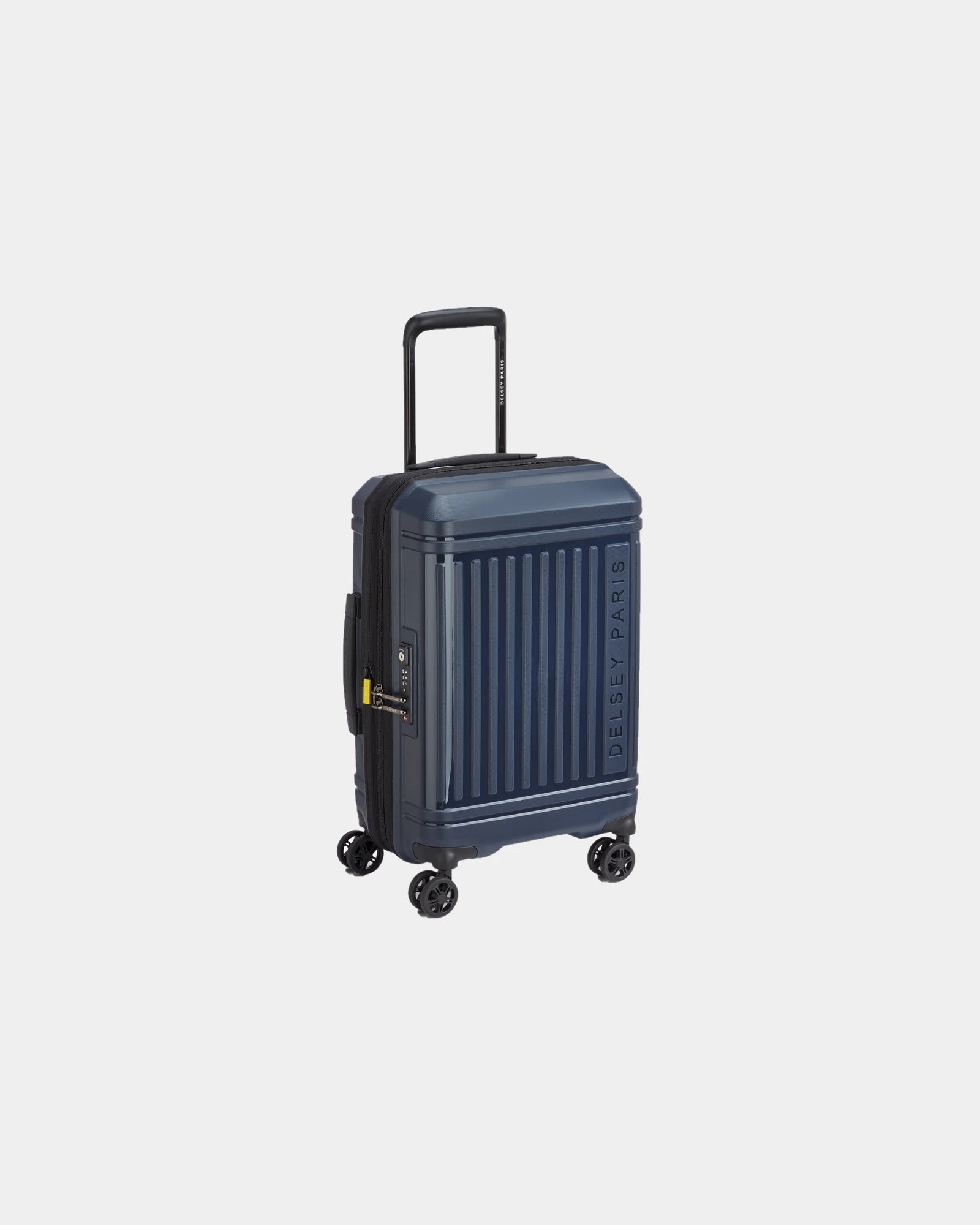 Valise cabine extensible Delsey LUTECE SE à personnaliser - Bleu Marine