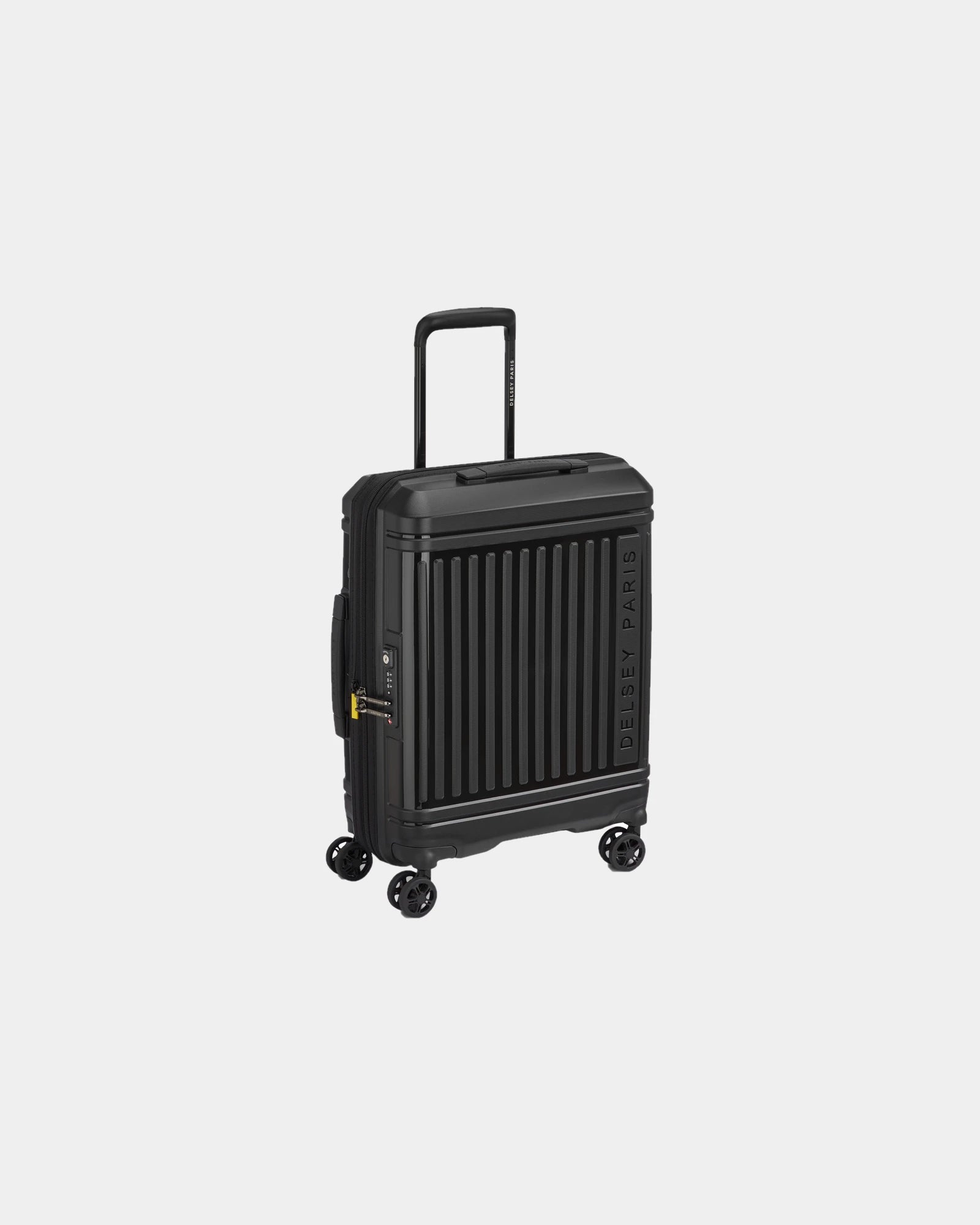 Valise cabine recyclée Delsey Lutece SE 55 cm à personnaliser - Noir