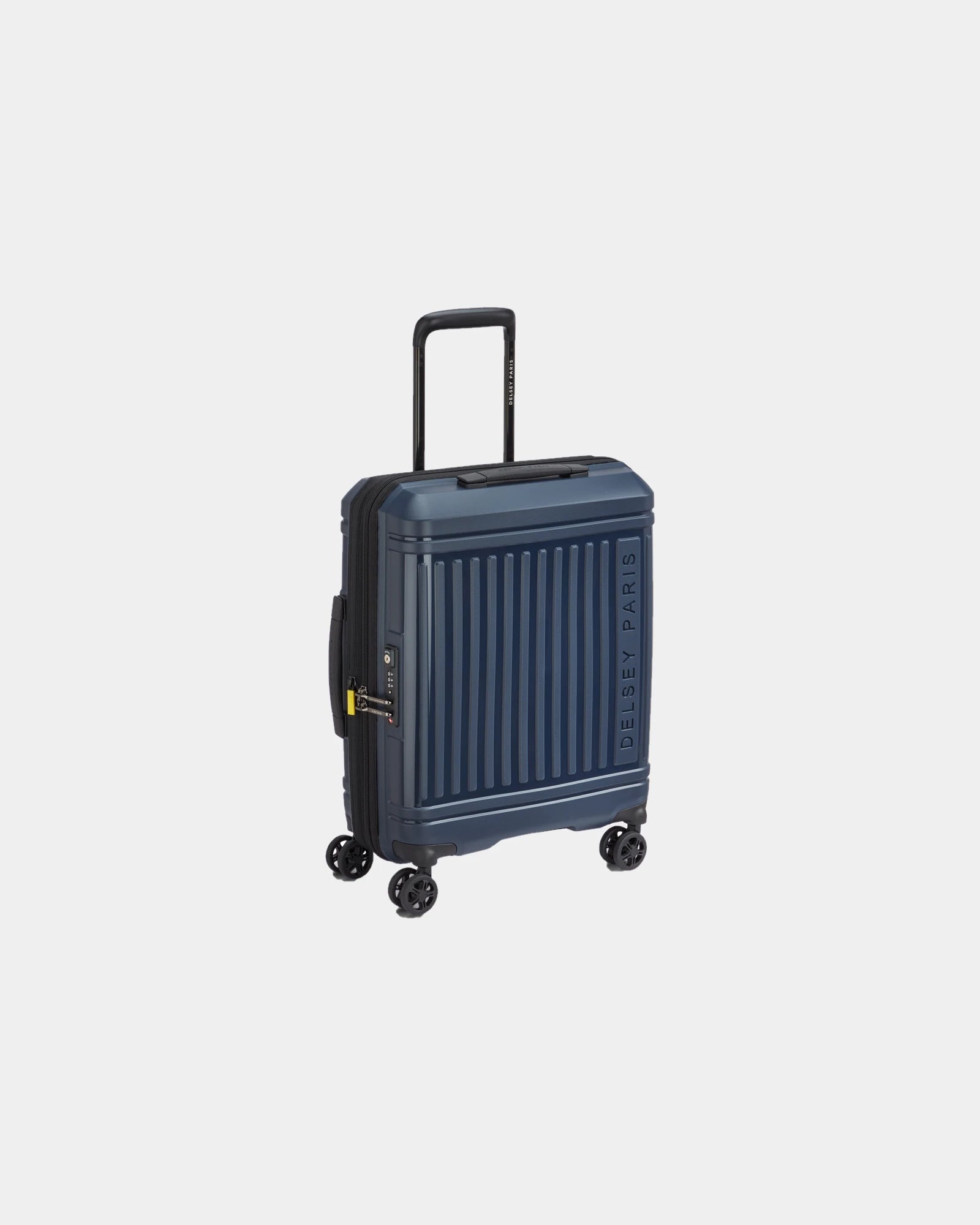 Valise cabine recyclée Delsey Lutece SE 55 cm à personnaliser - Bleu Marine