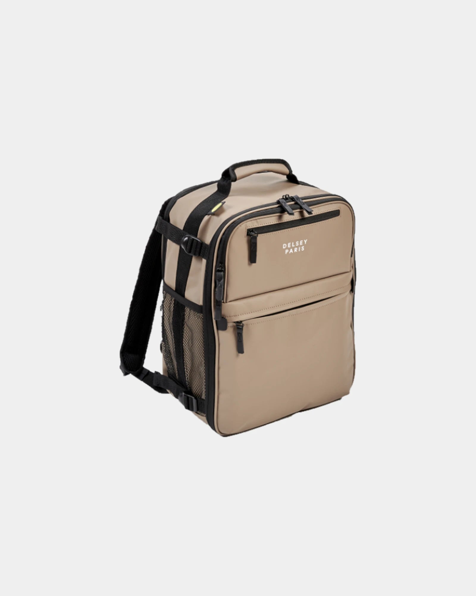 Sac à dos polyester recyclé Delsey Maubert 2.0 à personnaliser - Beige