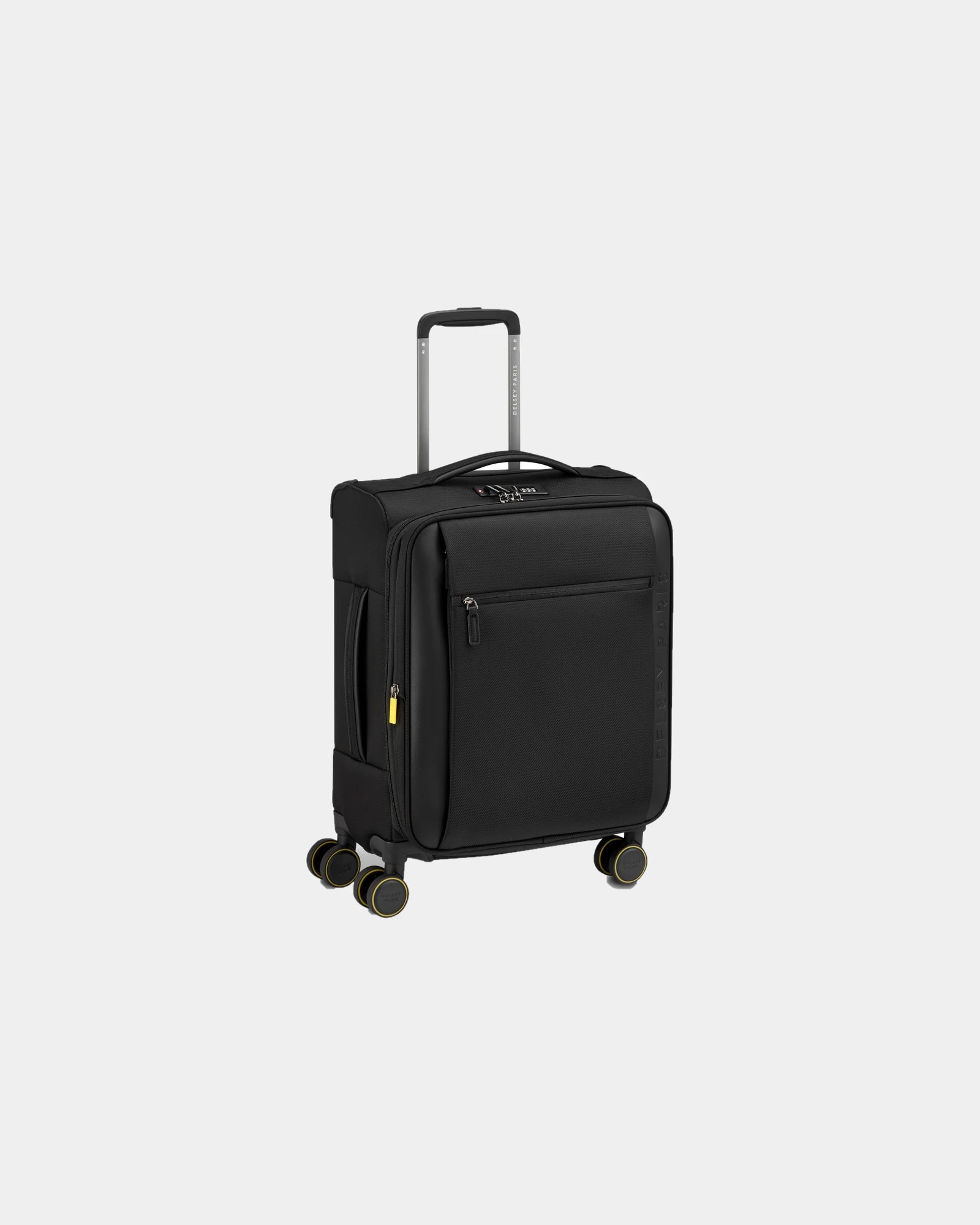 Valise cabine polyester recyclé Delsey Montmartre 3 à personnaliser - Noir