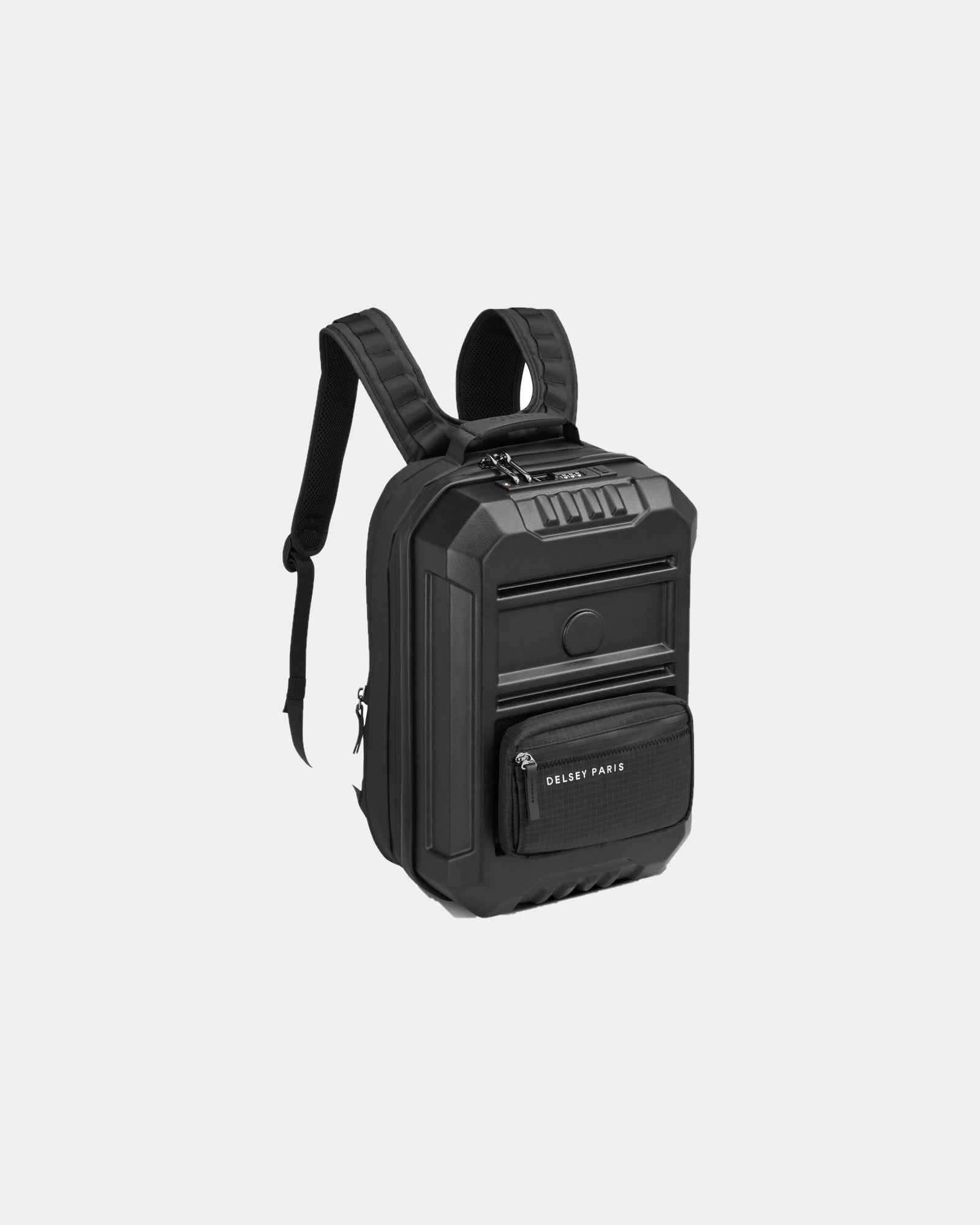 Sac à dos polycarbonate Delsey Rempart 2.0 à personnaliser - Noir