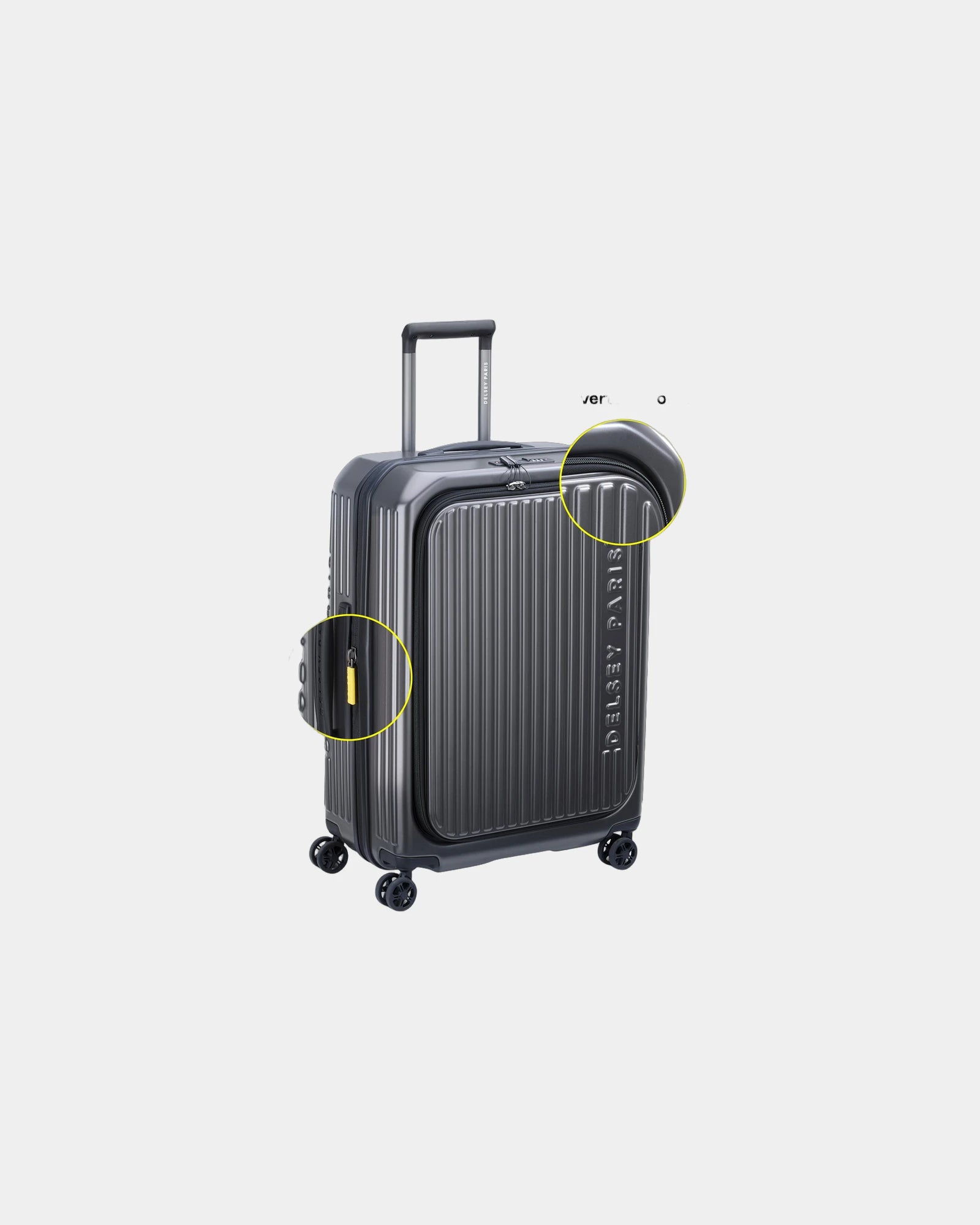Valise cabine polycarbonate Delsey SECURITIME ZIP à personnaliser - 21
