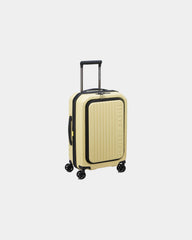 Valise cabine polycarbonate Delsey SECURITIME ZIP à personnaliser - Jaune Pâle