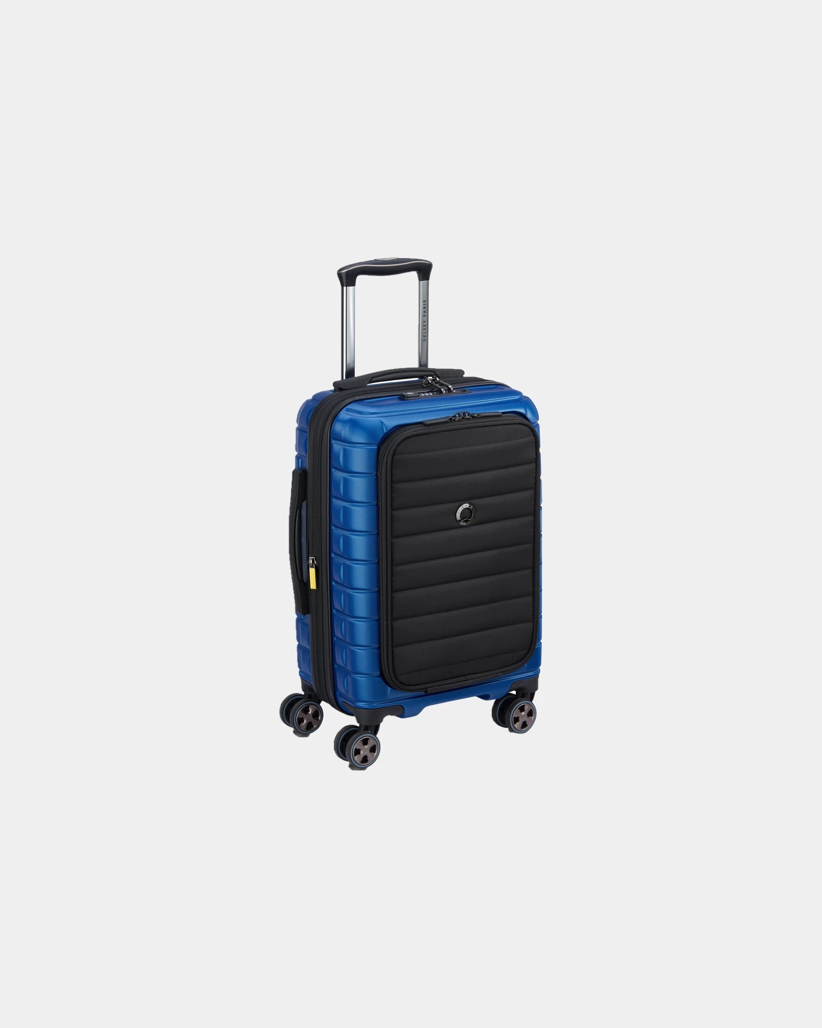 Valise cabine polycarbonate Delsey Shadow 5.0 à personnaliser - Bleu