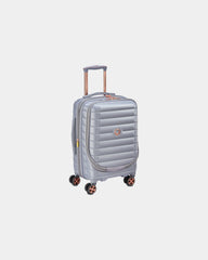 Valise polycarbonate Delsey Shadow 5.0 55 cm à personnaliser - Platinum