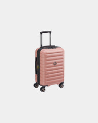 Valise cabine polycarbonate Delsey Shadow 5.0 à personnaliser - Rose Cendré