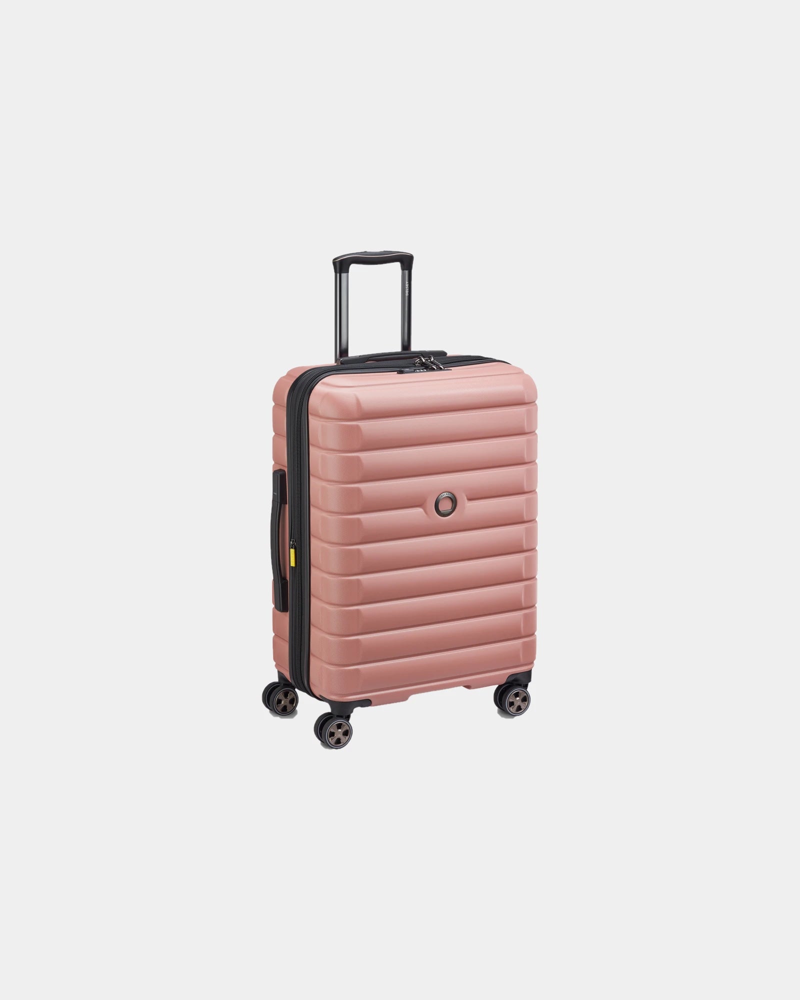Valise trolley extensible 66 cm Delsey Shadow 5.0 à personnaliser - Rose Cendré