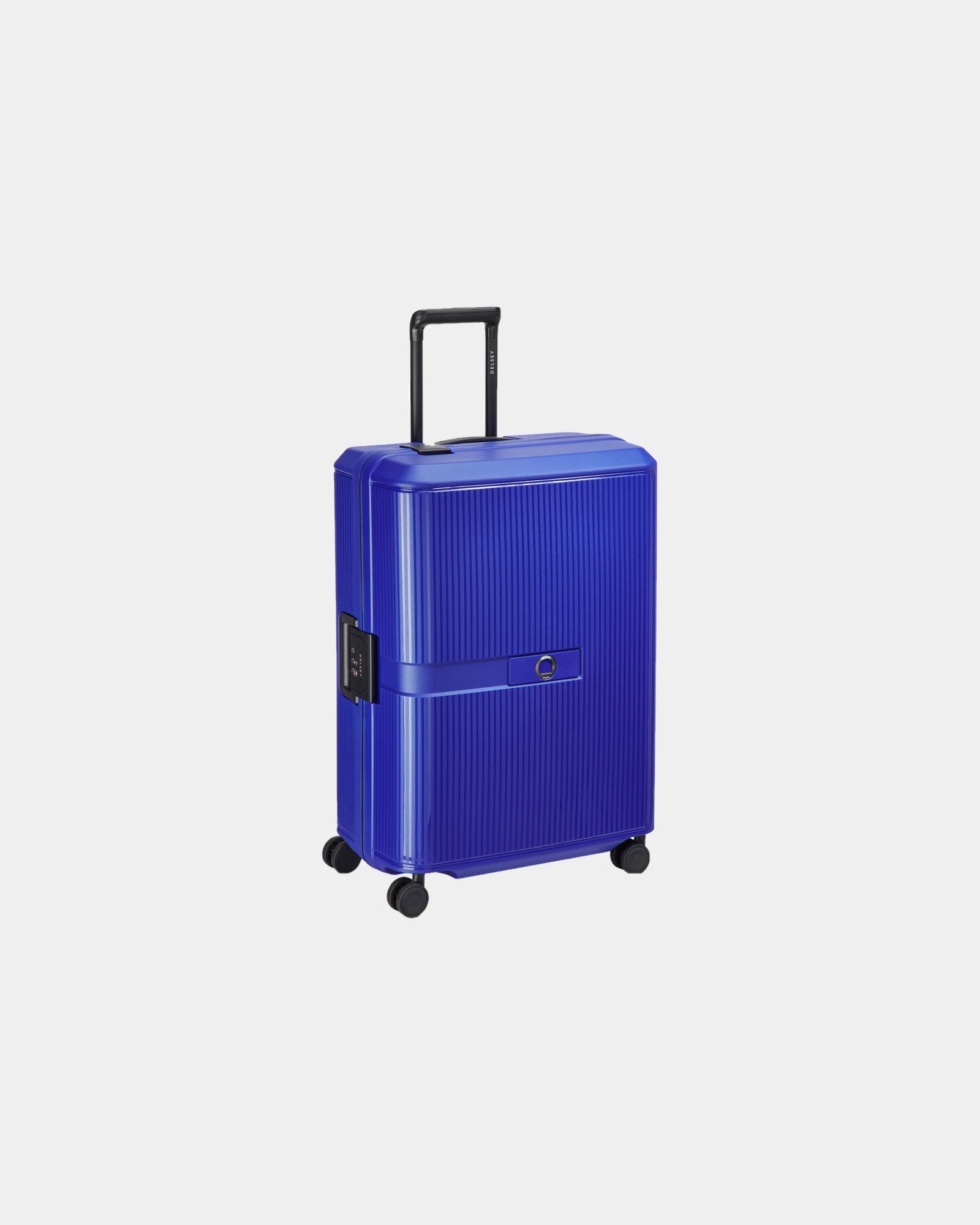 Valise polypropylène Delsey Vauban 70 cm à personnaliser - Electric Blue