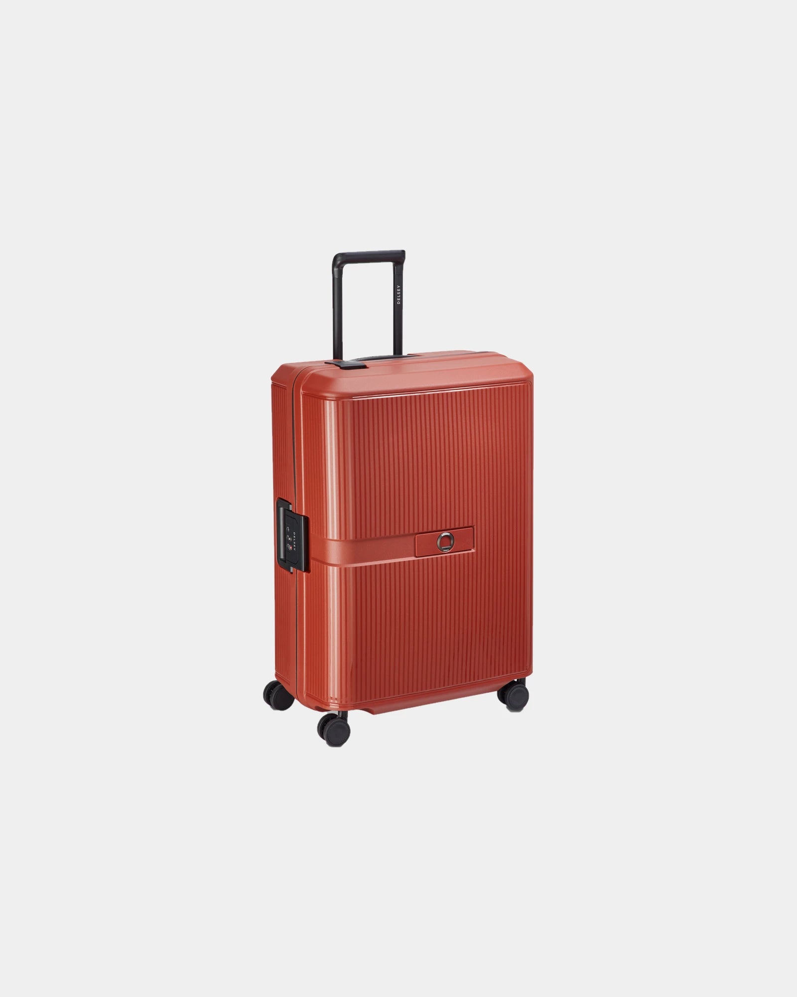Valise polypropylène Delsey Vauban 70 cm à personnaliser - Terracotta