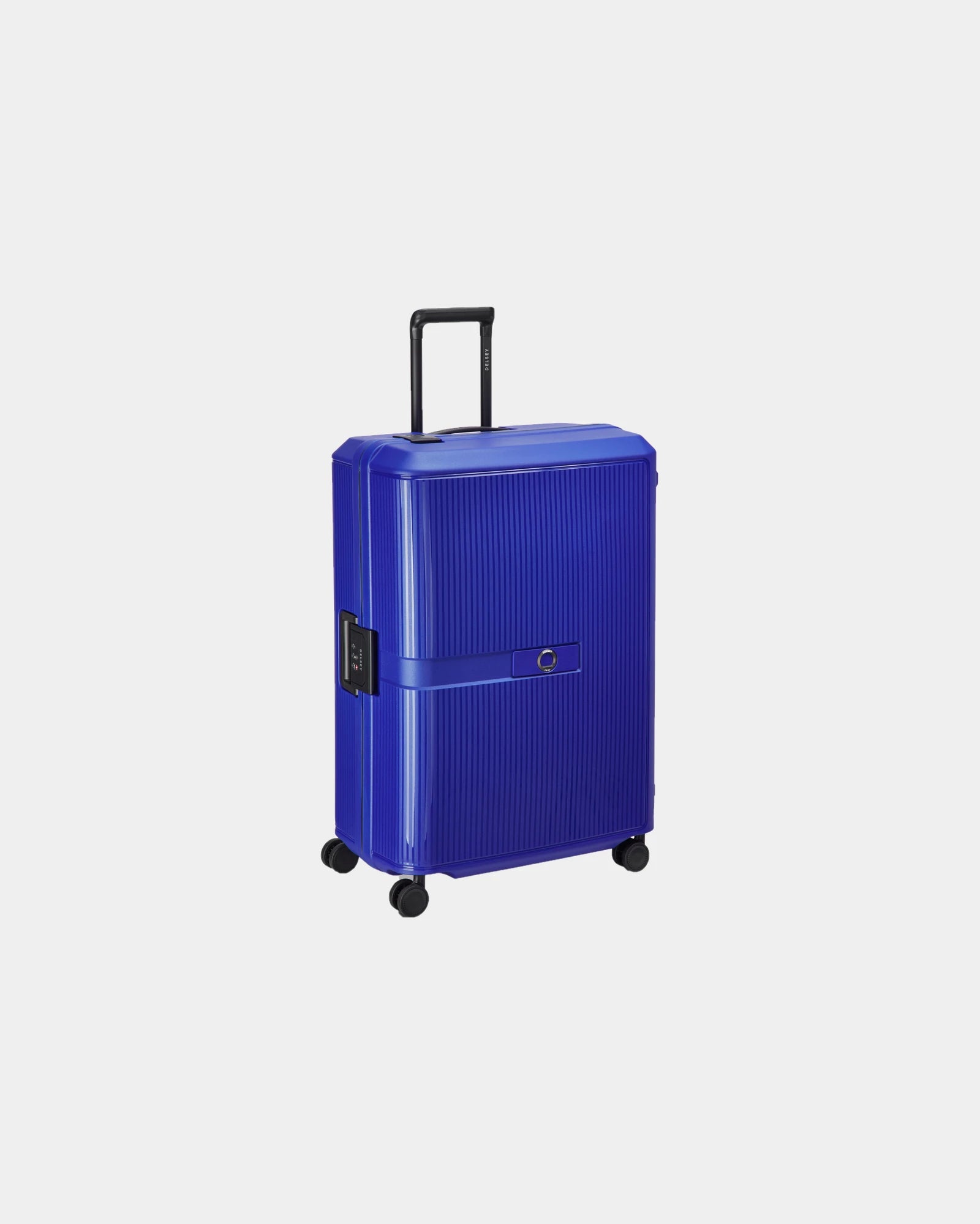 Valise polypropylène Delsey Vauban 76 cm à personnaliser - Electric Blue