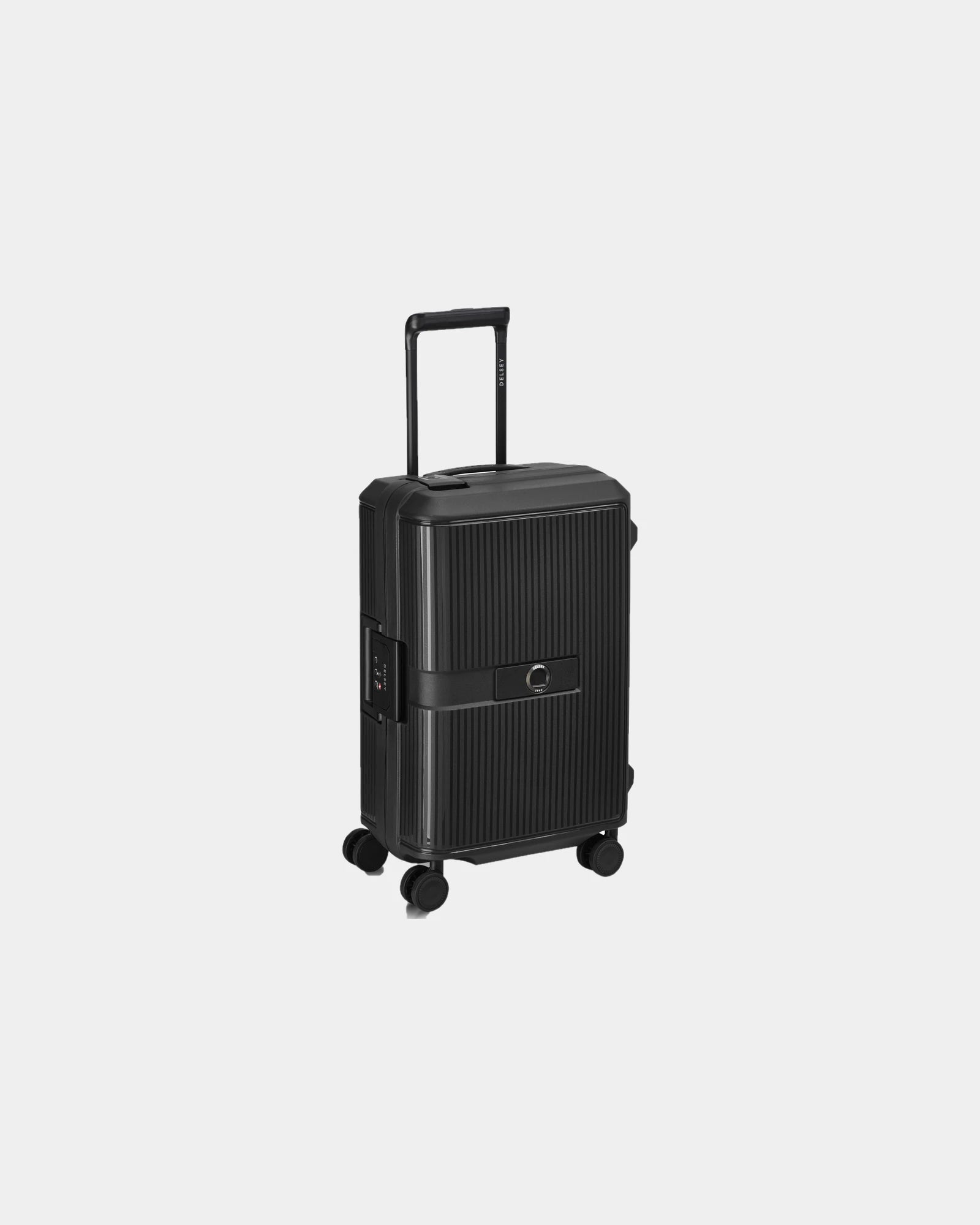 Valise polypropylène Delsey Vauban 55 cm à personnaliser - Black