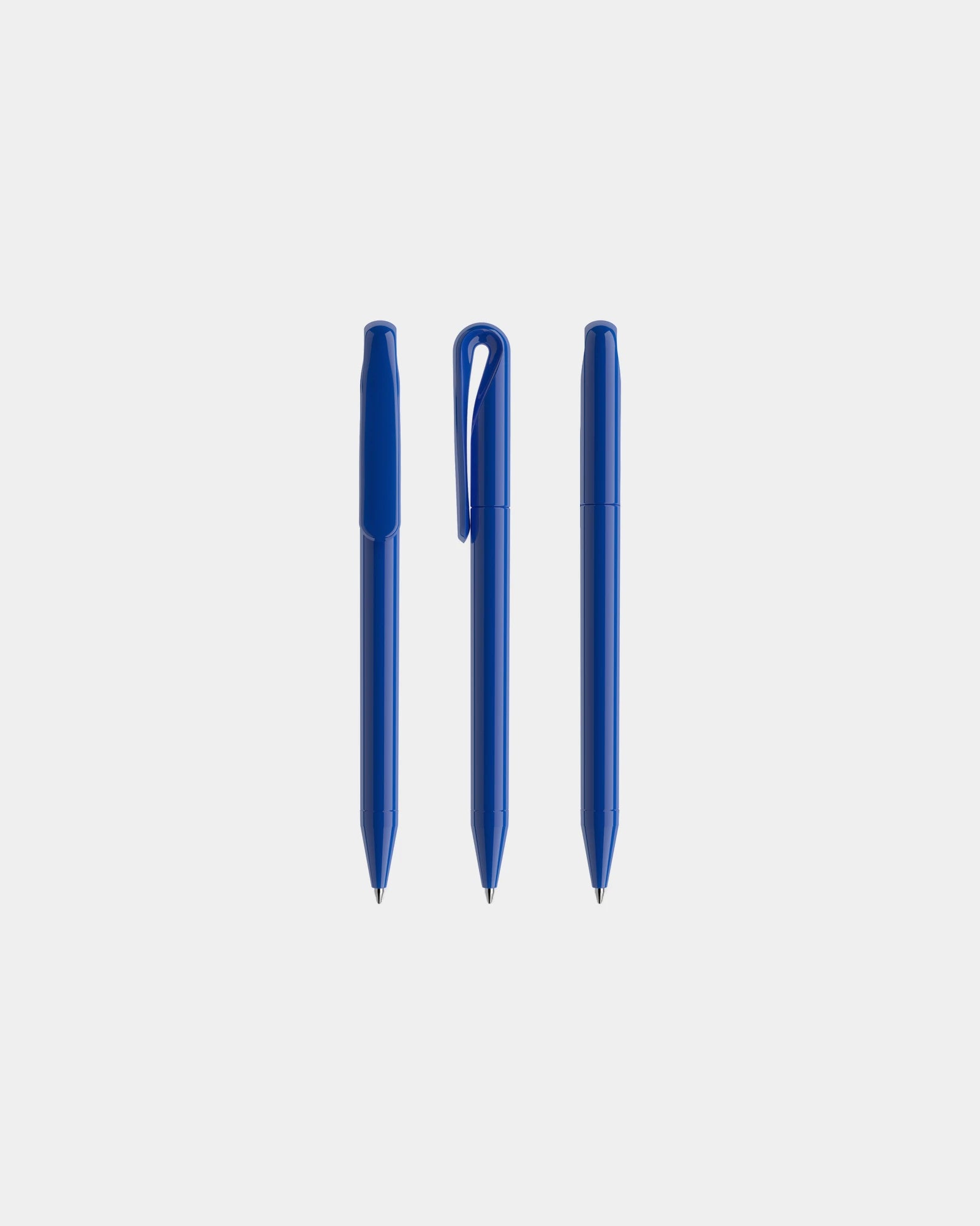 Stylo plastique éco-responsable Prodir DS1TPP à personnaliser - Blue Polished
