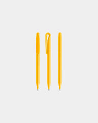 Stylo plastique éco-responsable Prodir DS1TPP à personnaliser - Yellow Polished