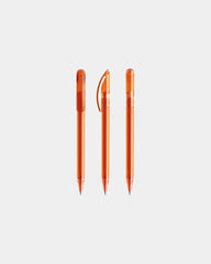 Stylo plastique éco-responsable Prodir DS3TTT à personnaliser - Orange Transparent