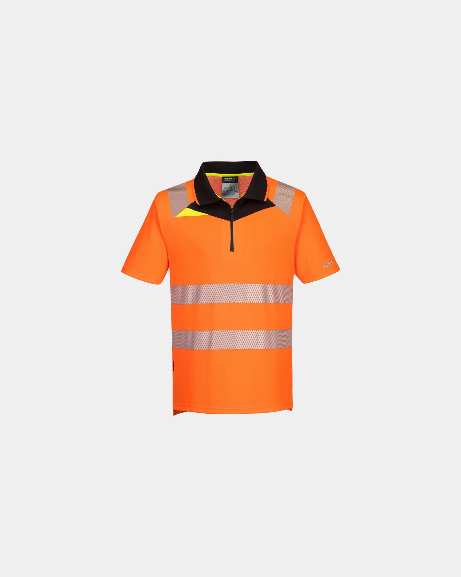 Polo haute visibilité polyester DX4 à personnaliser - Orange