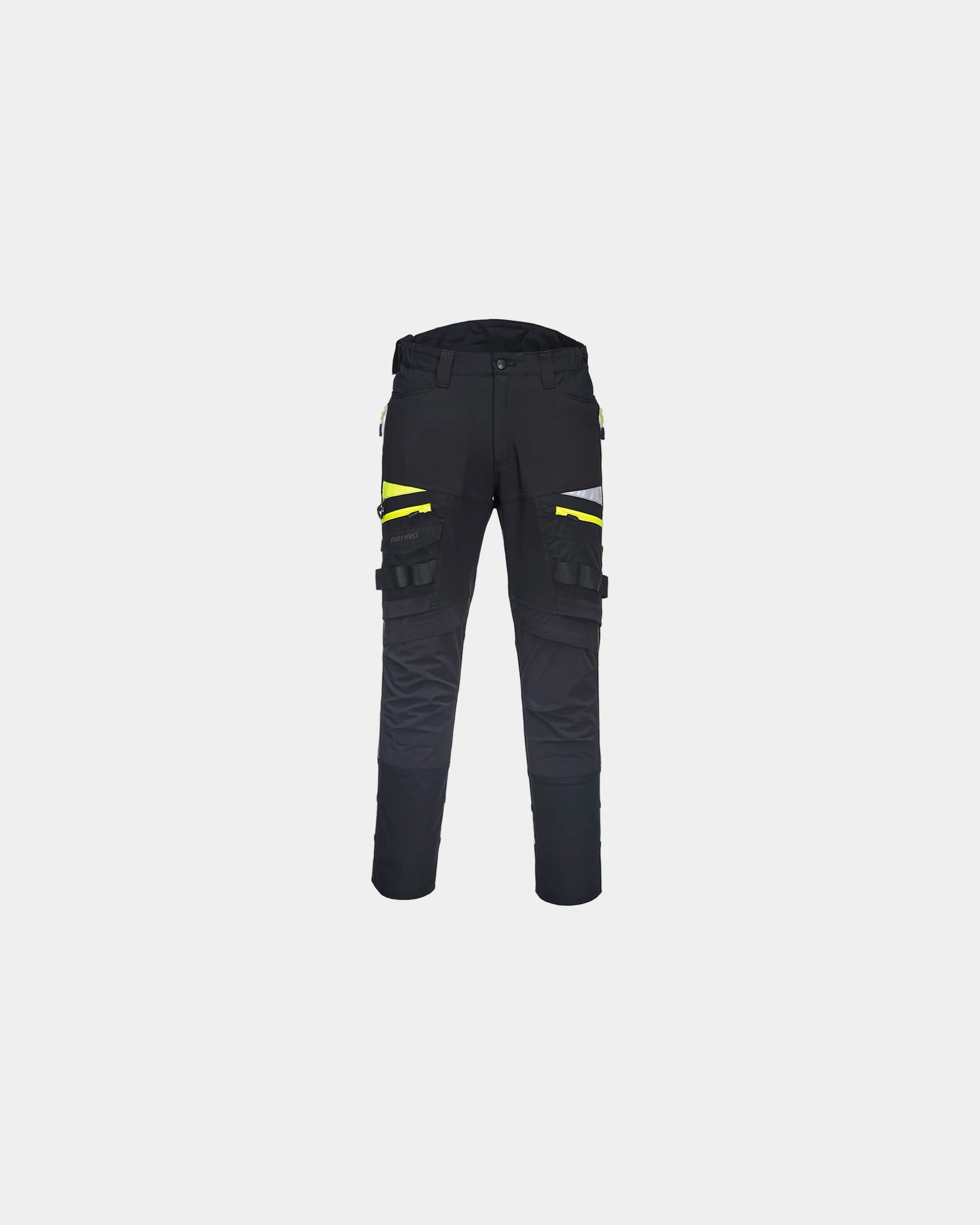 Pantalon de travail DX4 ventilé à personnaliser - Noir-Bleu Ciel