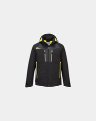 Parka hiver extensible DX4 à personnaliser - Noir-Bleu Ciel