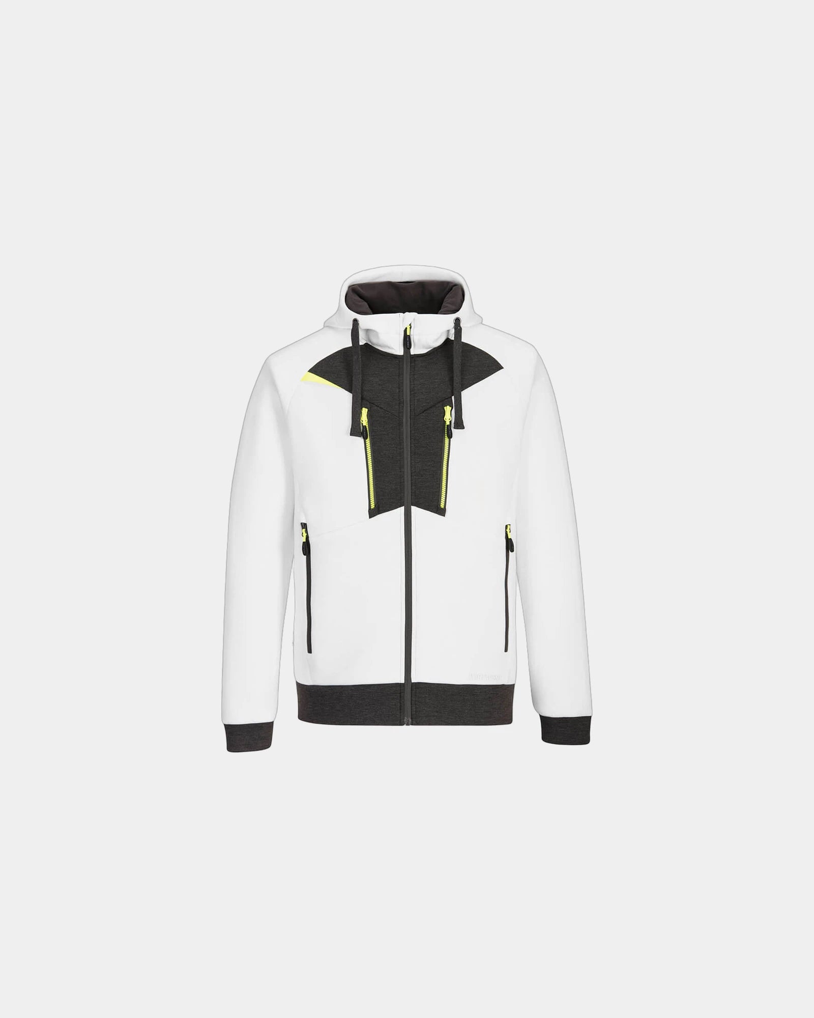 Sweat à capuche zippé technique à personnaliser - Blanc