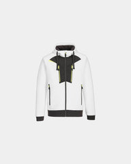 Sweat à capuche zippé technique à personnaliser - Blanc