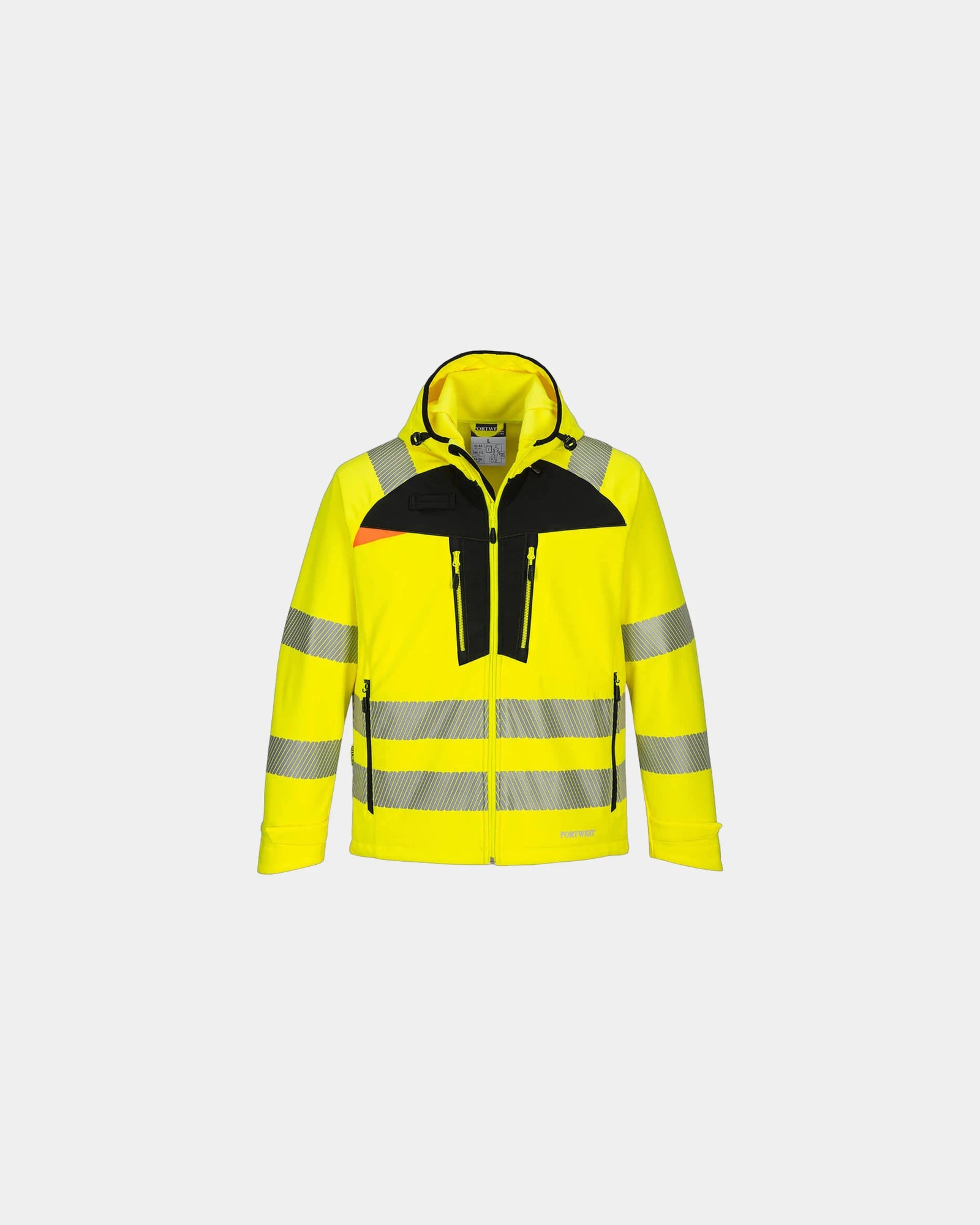 Veste Softshell imperméable HV DX4 à personnaliser - Jaune-Noir