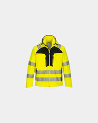 Veste Softshell imperméable HV DX4 à personnaliser - Jaune-Noir