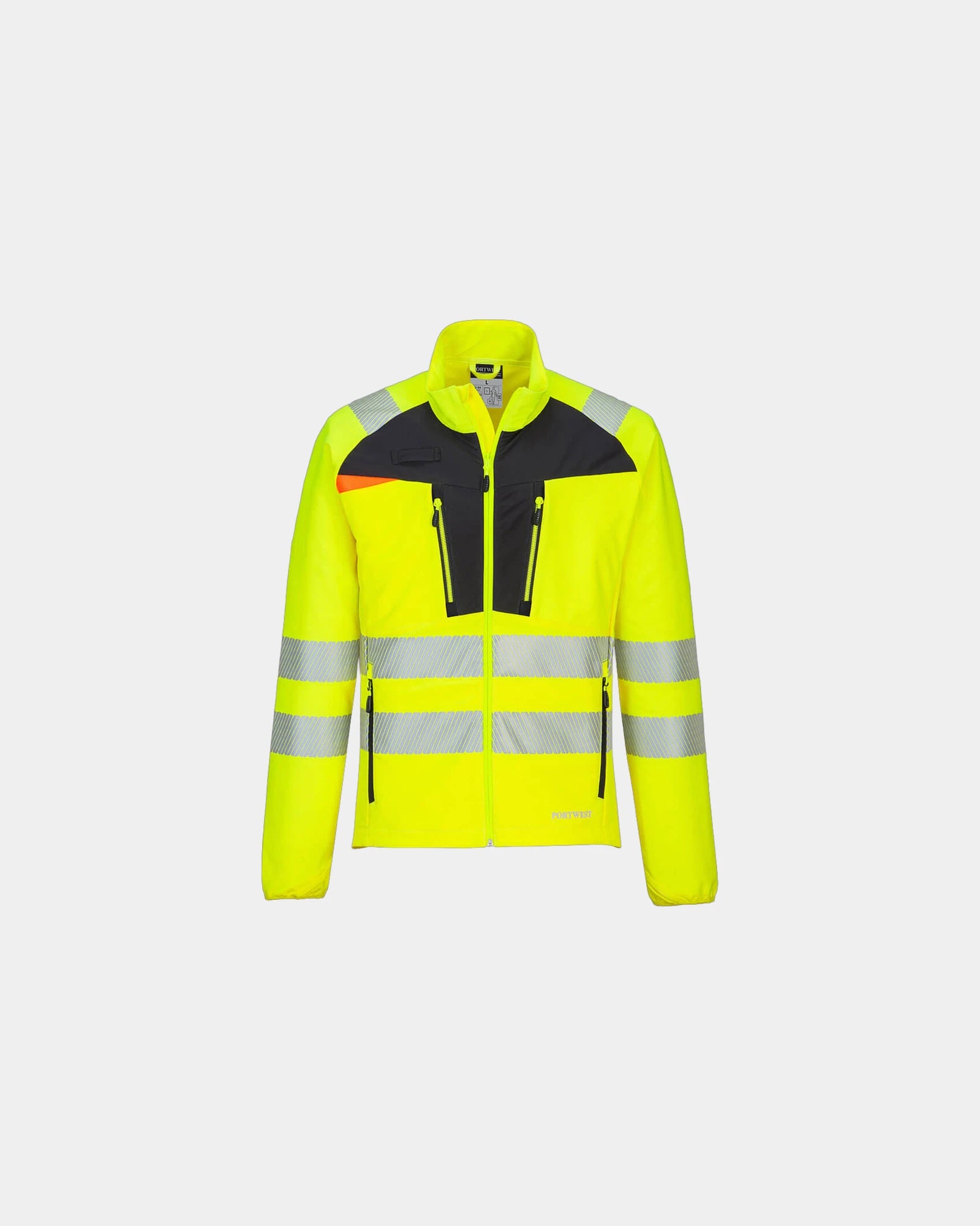 Sous-vêtement technique respirant Zippee HV DX4 à personnaliser - Jaune-Noir