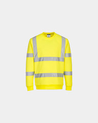 Sweat à capuche éco polyester à personnaliser - Jaune
