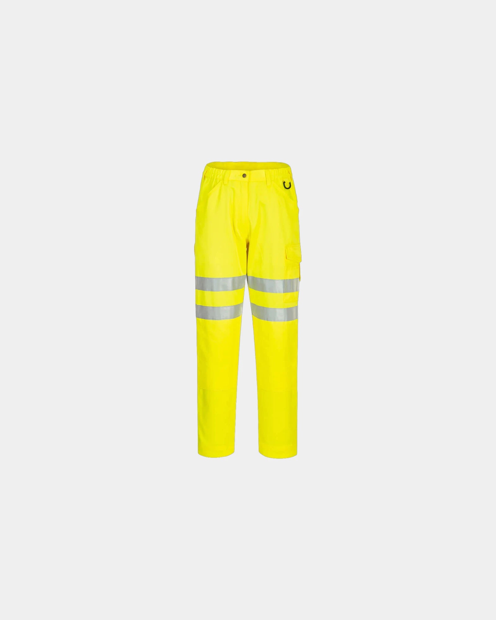 Pantalon éco haute visibilité 100% polyester à personnaliser - Jaune