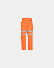 Pantalon éco haute visibilité 100% polyester à personnaliser - Orange