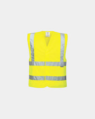 Veste éco haute visibilité polyester 190T à personnaliser - Jaune