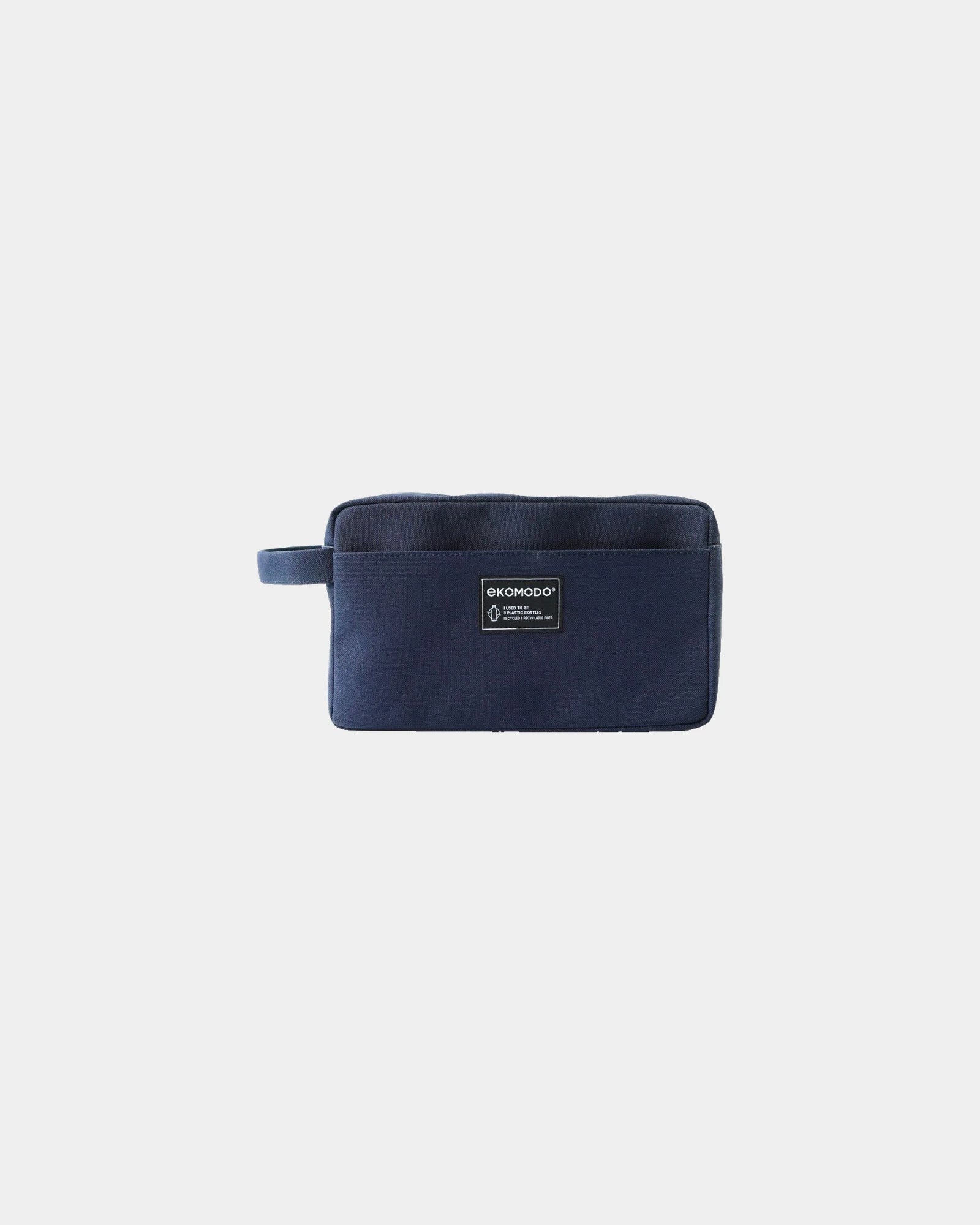 Trousse de toilette recyclée Ekomodo Apain à personnaliser - Navy