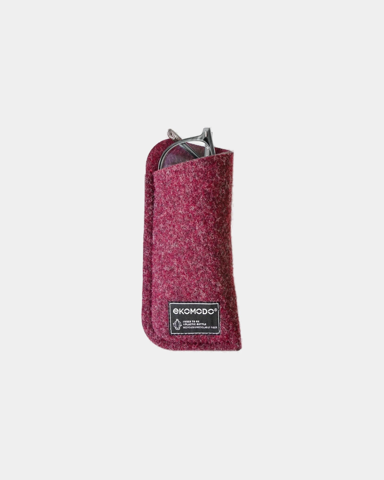 Accessoire bagagerie tissu recyclé Ekomodo Begi à personnaliser - Garnet