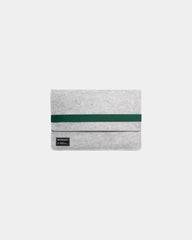 Housse ordinateur recyclée Ekomodo Hazi 13" à personnaliser - Dark Green