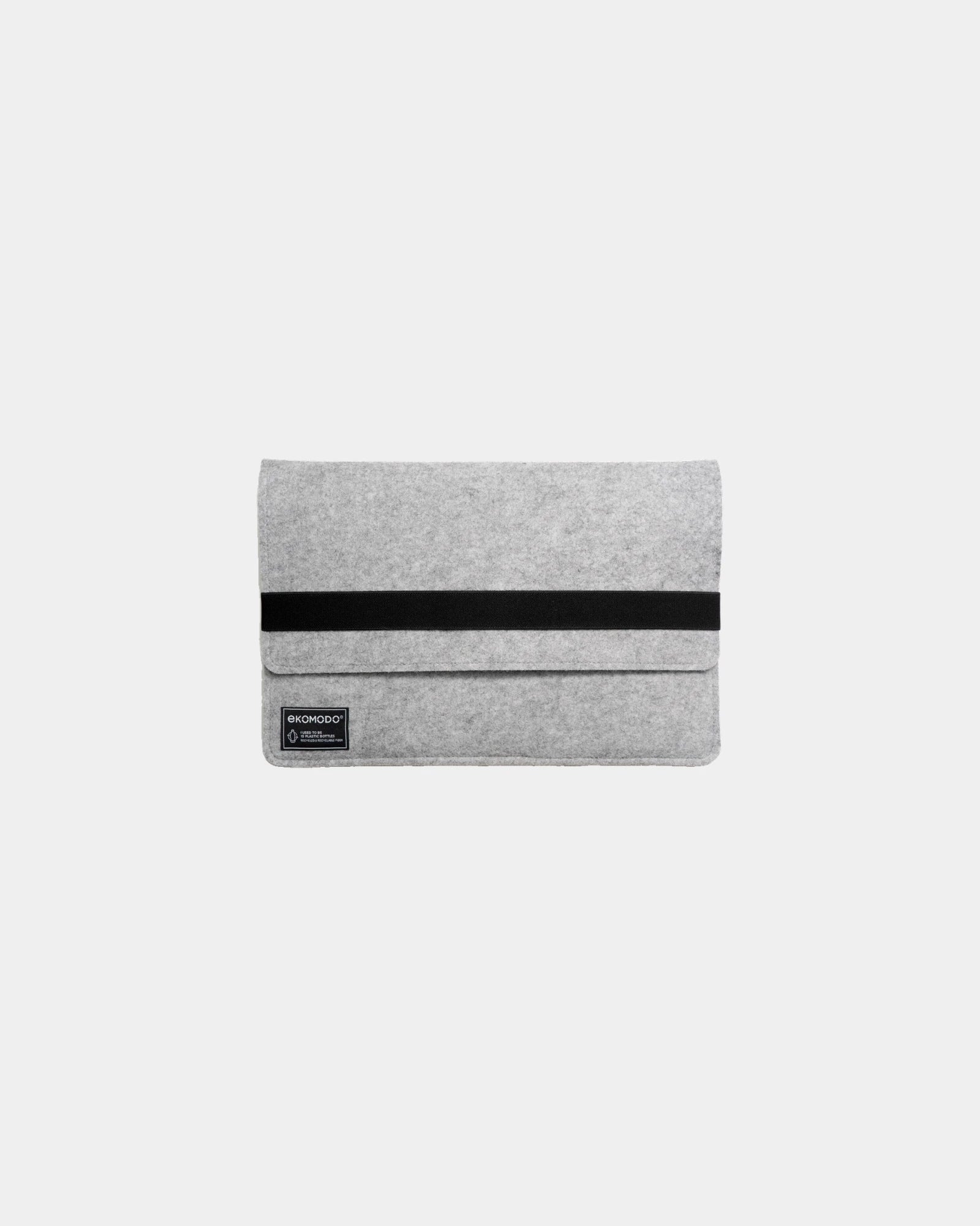 Housse ordinateur recyclée Ekomodo Hazi 13" à personnaliser - Black