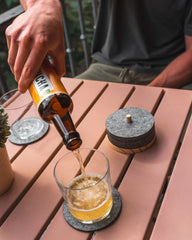 Coasters en feutre recyclé Ekomodo Tanta à personnaliser