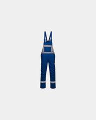 Cotte à bretelles polyester FR Ultra Bicolore à personnaliser - Bleu Foncé
