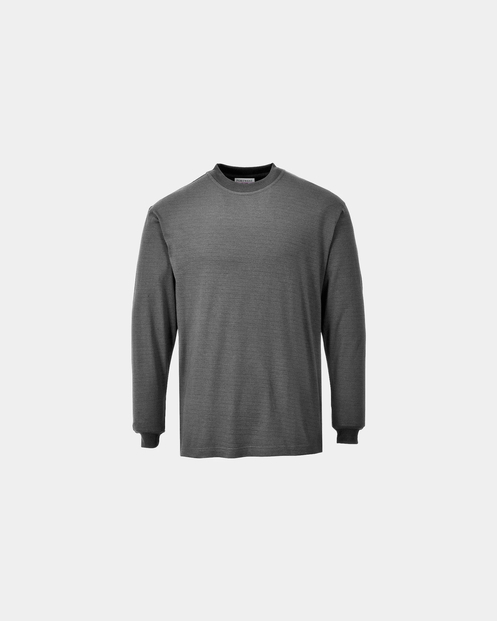 T-shirt manches longues antistatique à personnaliser - Gris