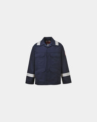 Chemise haute visibilité Bizflame 8/12 à personnaliser - Bleu Marine