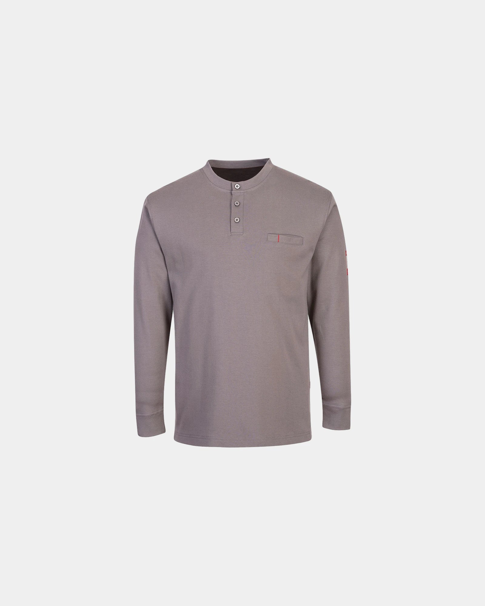 Henley antistatique à personnaliser - Gris