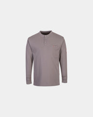 Henley antistatique à personnaliser - Gris