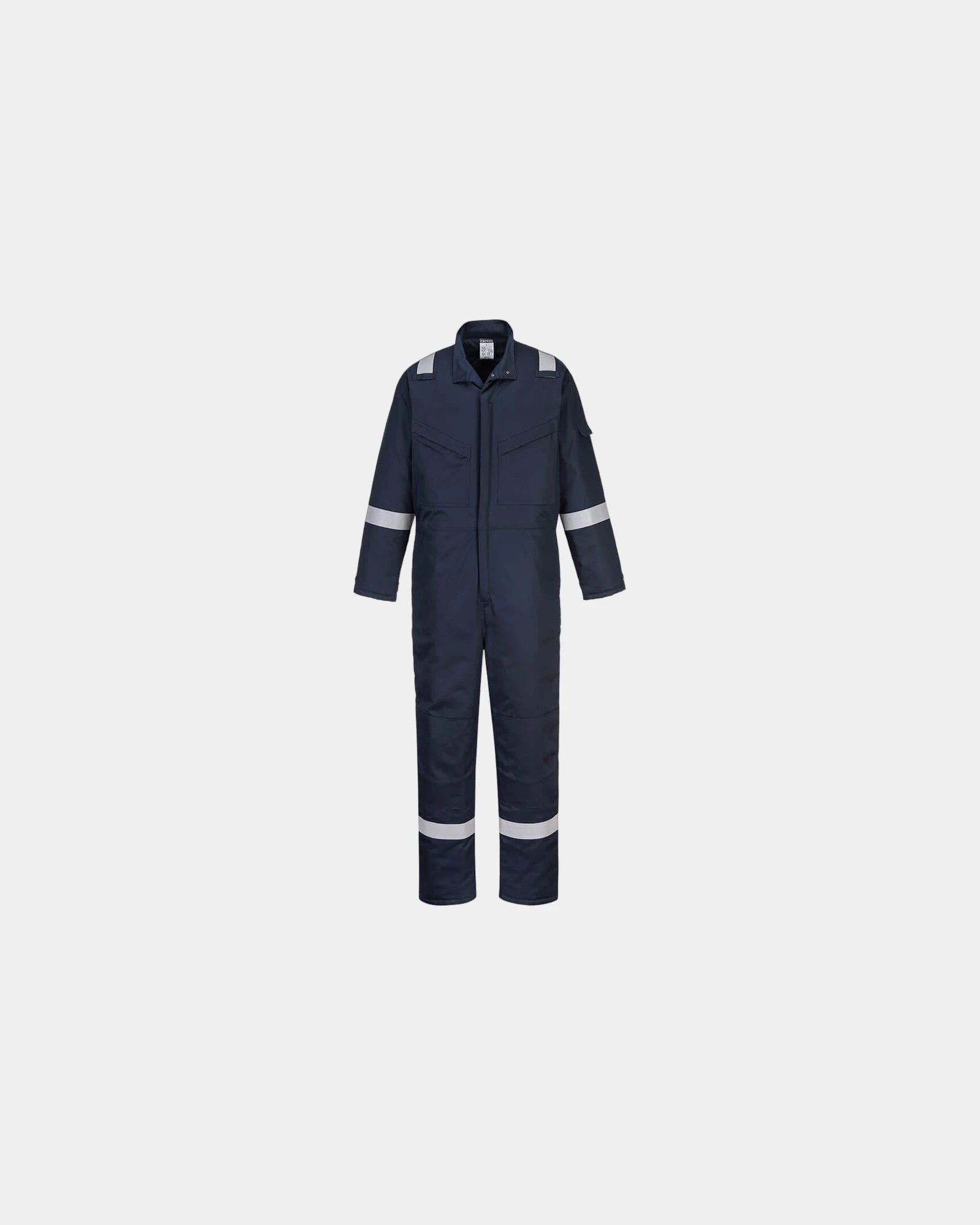 Combinaison antistatique matelassée hiver 350g à personnaliser - Bleu Marine