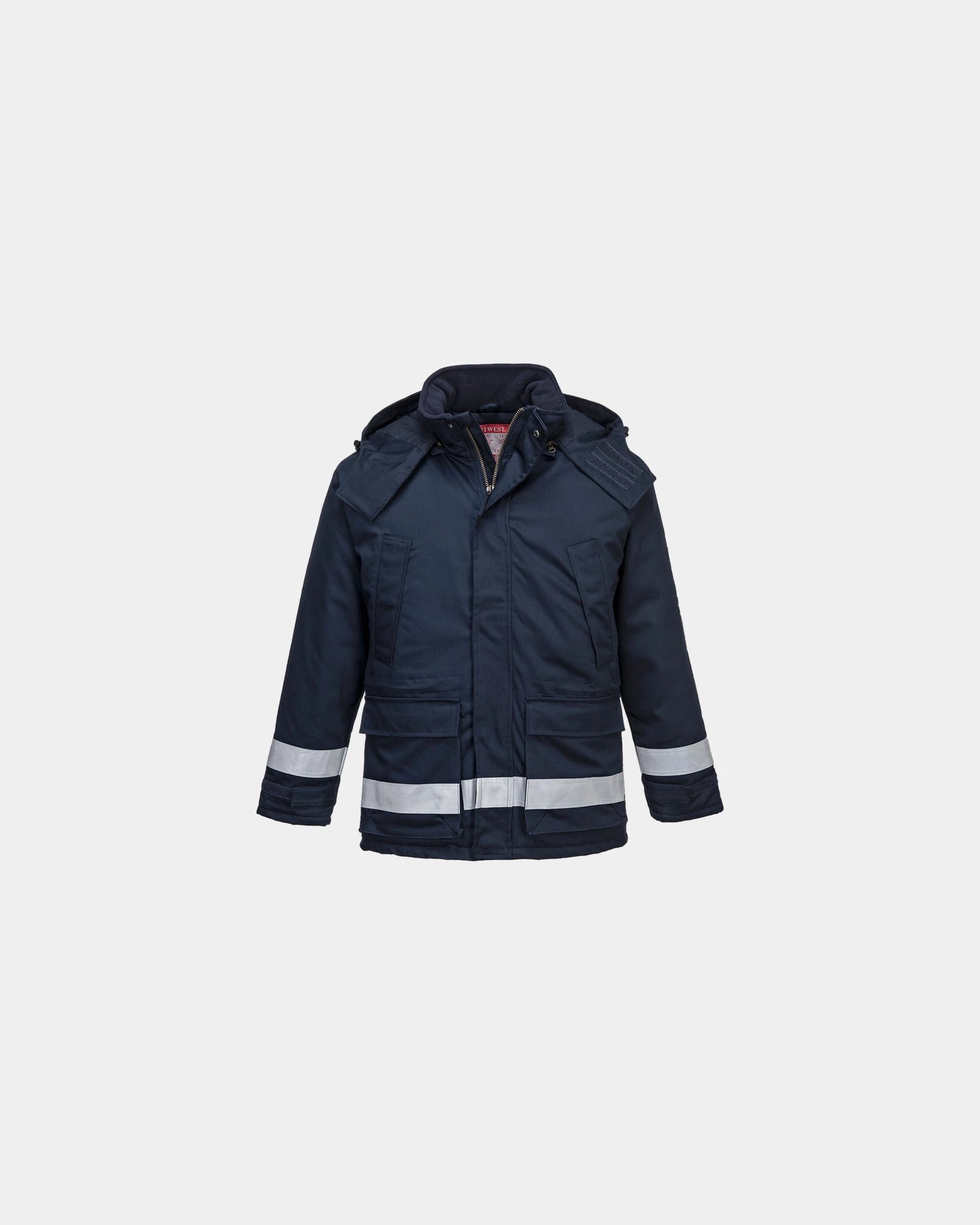 Parka hiver anti-statique à personnaliser - Bleu Marine