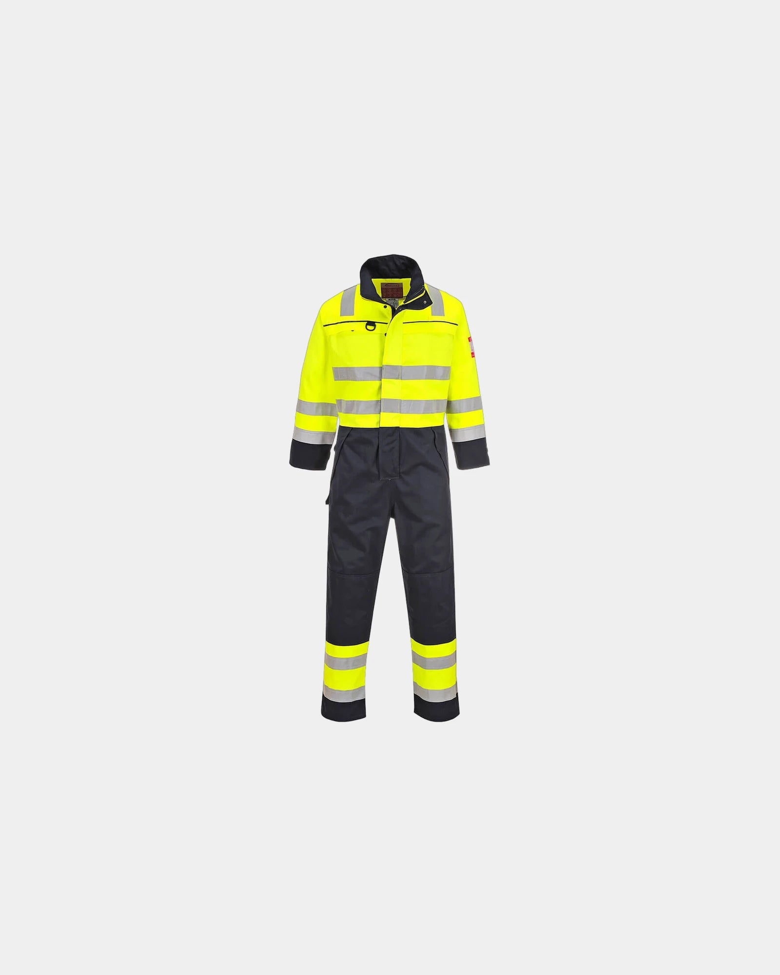 Combinaison haute-visibilité à personnaliser - Jaune-Bleu Marine