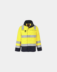Blouson Haute-Visibilité à personnaliser - Jaune-Bleu Marine